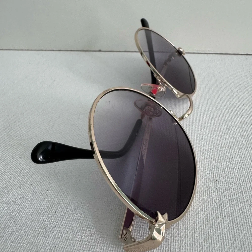 BETSEY JOHNSON SUNGLASSES AVIATOR BJ710 - Picture 5 of 12
